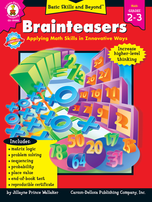 Title details for Brainteasers by Carson Dellosa Education - Available